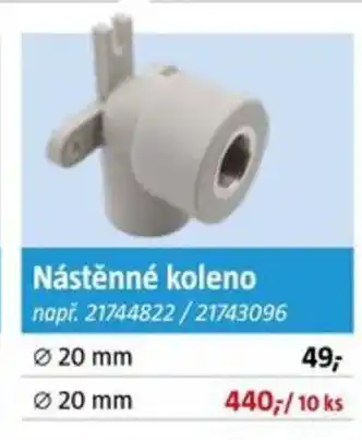 Bauhaus Nástěnné koleno nabídka