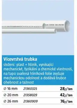 Bauhaus Vícevrstvá trubka nabídka