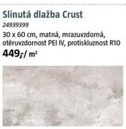 Bauhaus Slinutá dlažba Crust nabídka