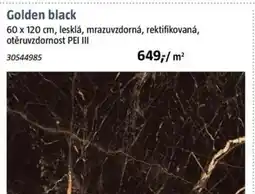 Bauhaus Golden black nabídka