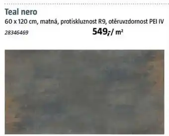 Bauhaus Teal nero nabídka