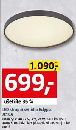 Bauhaus LED stropní svítidlo Eclypse nabídka