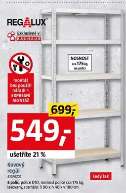 Bauhaus REGALUX Κονονί regál nabídka