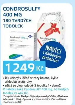 Lékárna AGEL Condrosulfⓡ 400 mg 180 tvrdých nabídka