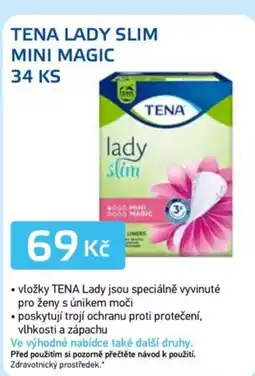 Lékárna AGEL Tena lady slim mini magic 34 ks nabídka