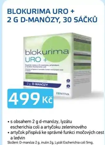 Lékárna AGEL Blokurima uro + 2 g d-manózy, 30 sáčků nabídka
