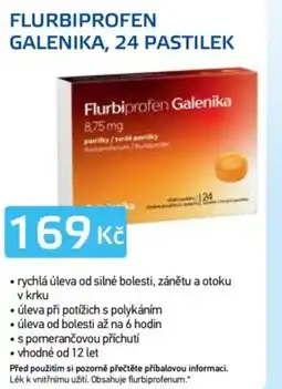 Lékárna AGEL Flurbiprofen galenika, 24 pastilek nabídka
