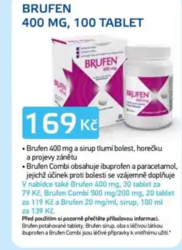Lékárna AGEL Brufen 400 mg, 100 tablet nabídka