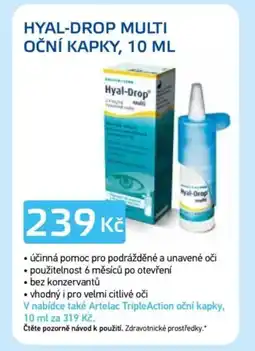 Lékárna AGEL Hyal-drop multi oční kapky nabídka