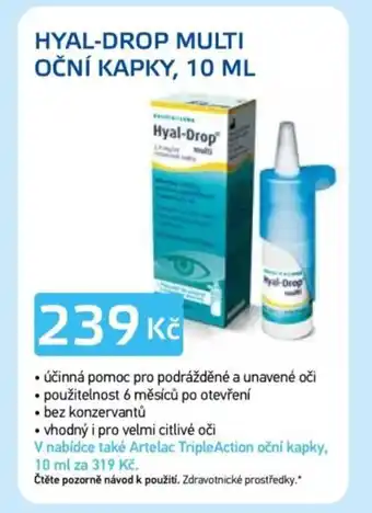Lékárna AGEL Hyal-drop multi oční kapky nabídka