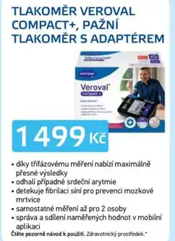 Lékárna AGEL Tlakoměr veroval compact+, pažní tlakoměr s adaptérem nabídka