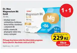 Dr. Max Dr. Max Magnesium B6 Gold nabídka