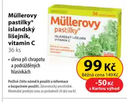 Dr. Max Müllerovy pastilkyⓇ islandský lišejník, vitamin C nabídka