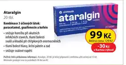 Dr. Max Ataralgin kombinace 3 účinných látek: paracetamol, guaifenesin a kofein nabídka