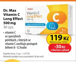 Dr. Max Dr. Max Vitamin C Long Effect 500 mg nabídka