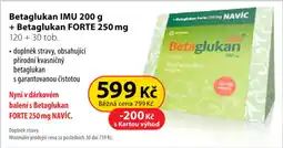 Dr. Max Betaglukan IMU + Betaglukan FORTE 250 mg nabídka