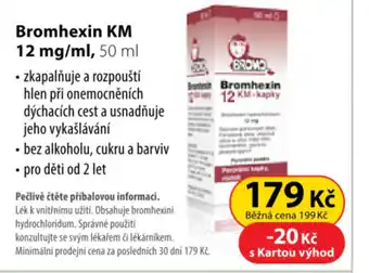 Dr. Max Bromhexin KM 12 mg/ml, 50 ml nabídka