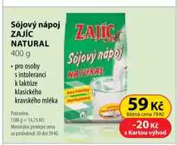 Dr. Max Sójový nápoj zajíc natural nabídka