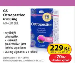 Dr. Max GS Ostropestřec 6500 mg 60+20 tbl. nabídka