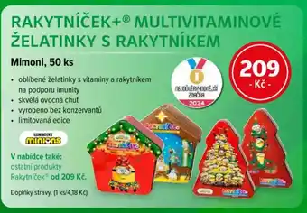 mojelekarna.cz Rakytníček+® multivitaminové želatinky s rakytníkem nabídka