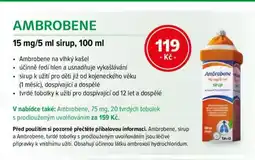 mojelekarna.cz Ambrobene 15 mg/5 ml sirup nabídka