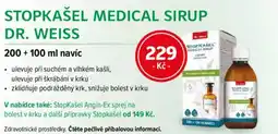 mojelekarna.cz Stopkašel medical sirup dr. weiss navíc nabídka