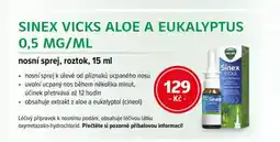 mojelekarna.cz Sinex vicks aloe a eukalyptus nabídka