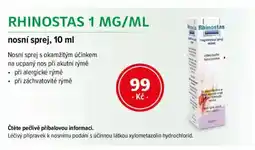 mojelekarna.cz Rhinostas 1 mg/ml nosní sprej nabídka