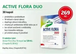 mojelekarna.cz Active flora duo 30 kapslí nabídka