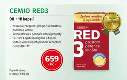 mojelekarna.cz Cemio red3 90 + 10 kapslí nabídka
