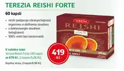mojelekarna.cz Terezia reishi forte 60 kapslí nabídka