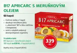 mojelekarna.cz B17 apricarc s meruňkovým olejem nabídka