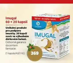 mojelekarna.cz Imugal 60 + 20 kapslí nabídka
