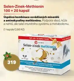 mojelekarna.cz Selen-Zinek-Methionin 100+ 20 kapslí nabídka