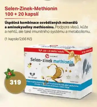 mojelekarna.cz Selen-Zinek-Methionin 100+ 20 kapslí nabídka