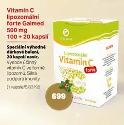 mojelekarna.cz Vitamín C lipozomální forte Galmed 500 mg 100 + 20 kapslí nabídka