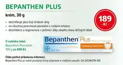 mojelekarna.cz Bepanthen plus nabídka