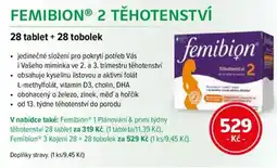 mojelekarna.cz Femibion® 2 těhotenství 28 tablet + 28 tobolek nabídka