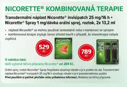 mojelekarna.cz Nicorette® kombinovaná terapie nabídka