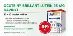 mojelekarna.cz Ocutein® brillant lutein 25 mg davinci nabídka