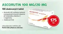 mojelekarna.cz Ascorutin 100 mg/20 mg nabídka