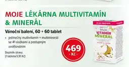 mojelekarna.cz Moje lékárna multivitamín & minerál nabídka
