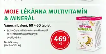 mojelekarna.cz Moje lékárna multivitamín & minerál nabídka