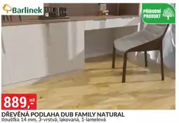 Baumax Dřevěná podlaha dub family nabídka