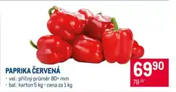 Makro Paprika červená nabídka