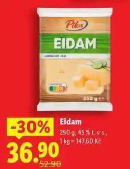Lidl Eidam, 250 h nabídka