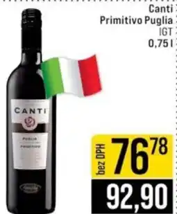 Jip Canti Primitivo Puglia IGT nabídka