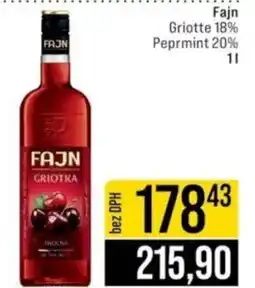 Jip Fajn Griotte 18% Peprmint 20% nabídka