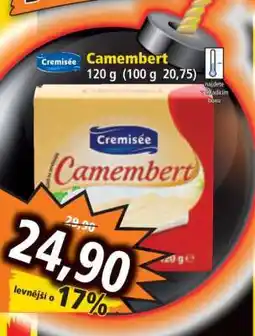 Norma Cremisée Camembert nabídka