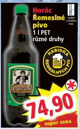 Norma Horác Řemeslné pivo nabídka
